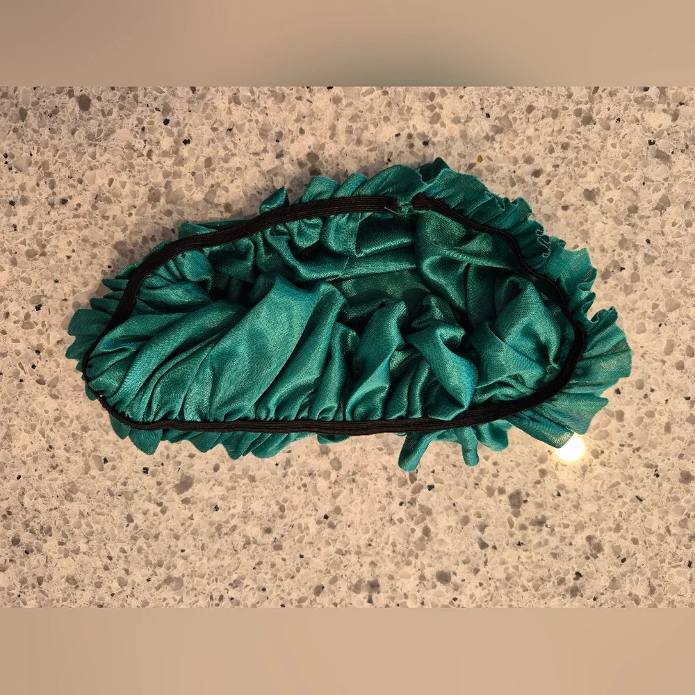 Silk Satin Green Bonnet Baby Toddler size